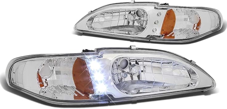 DNA MOTORING LED DRL Front Bumper Headlight/Lamps Replacement