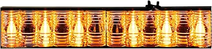 Buyers Products 3024635 Amber Corner Strobe D-Fuser Light, 6 LEDs, for Use LED Modular Light Bars, Work Truck Lights, Utility Truck Lights