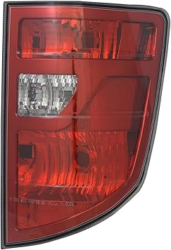 TYC Right Tail Light Assembly Compatible with 2009-2011 Honda Ridgeline