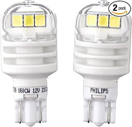 Philips Automotive Lighting 921WLED Ultinon LED Bulb (White), 2 Pack