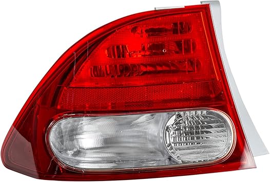 TYC Left Tail Light Assembly Compatible with 2009-2011 Honda Civic