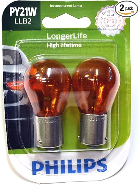 Philips 12496 LongerLife Miniature Bulb, 2 Pack