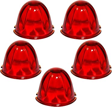 GG Grand General A92798 3.5 inches Light Red Watermelon Glass Lens, Set of 5