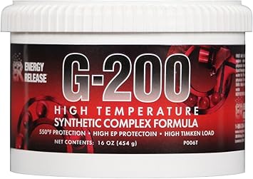 P006T G-200 High Temperature Synthetic Grease Tub - 16 oz.