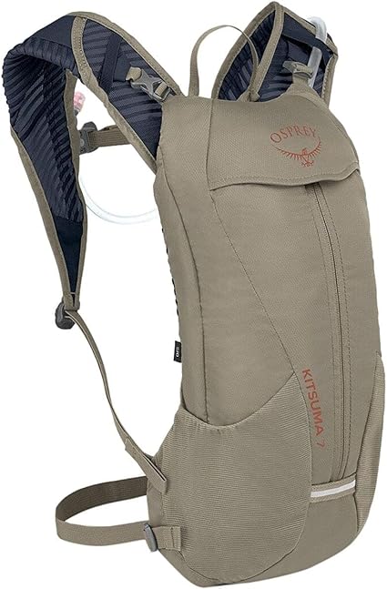 Osprey Kitsuma 7L Women's Biking Backpack with Hydraulics Reservoir, Sawdust Tan