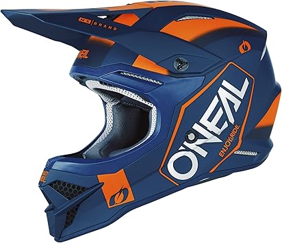 O'Neal 3 SRS Helmet Hexx Blue/Orange, SM