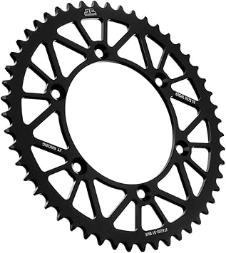 JT Sprockets JTA251.51BLK 51 Tooth Black Aluminum Rear Sprocket, 1