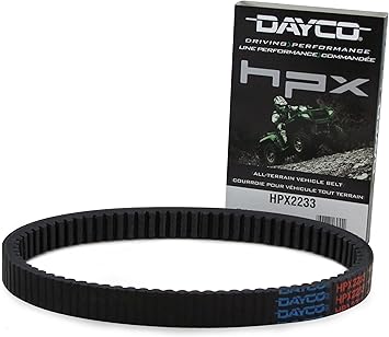 Dayco HPX2233 PRODUCTS ATV/Outdoor Activity Belt, Black