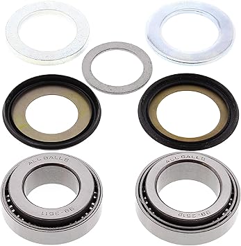 All Balls Racing 22-1011 Steering Stem Bearing Seal Kit Compatible with/Replacement for Honda