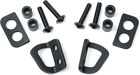 Kuryakyn 976 Motorcycle Accessory: Trailer Tie-Down Brackets for 2014-20 Indian Motorcycles, Black, 1 Pair