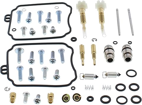 All Balls Racing Carburetor Rebuild Kit 26-1632 Compatible With/Replacement For Yamaha XVS650 V-Star 1998-2005