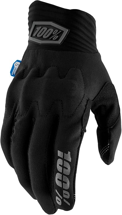 100% Cognito Smart Shock Gloves Black - L