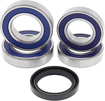 All Balls Racing 25-1707 Wheel Bearing Kit Compatible with/Replacement for Ducati 999 R 2004 2005-2006, 749 2004-2006, 999 S 2003-2006, 999 S Team USA 2007, 749 R 2005, 749 Dark 2005, 999 2003-2006