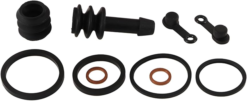 All Balls Racing 18-3132 Caliper Rebuild Kit Front Compatible with/Replacement For Kawasaki ER 5 1997-2000, KL 650 B (KLR) TENGAI 1990-1991, KLE 500 1991-2000, Ninja 600 R (ZX 600C) 1988-1997