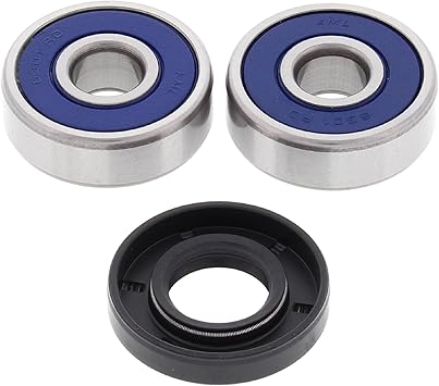 All Balls Racing Front Wheel Bearing Kit 25-1410 Compatible with/Replacement for Yamaha AG200 1984-2006, CT175 1972, DT100 1974-1983, DT125 1974-1981, DT175 1974-1981, DT50 1988-1990