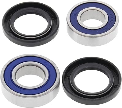 All Balls Racing Wheel Bearing Kit 25-1395 Compatible With/Replacement For Kymco Mongoose 50 2003-2005, Mongoose 50 4 Stroke, Mongoose 70 2006-2009, Mongoose 90 2004-2013, Polaris Outlaw 110 2016-2022