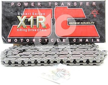 JT Chain JTC520X1R118DL (520 Series) Black Steel 118 Link Heavy Duty X-Ring Chain with Connecting Link