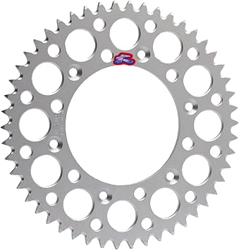 Renthal Rear Sprocket 38 Tooth Silver - Fits: Yamaha RAPTOR 250 2008-2013