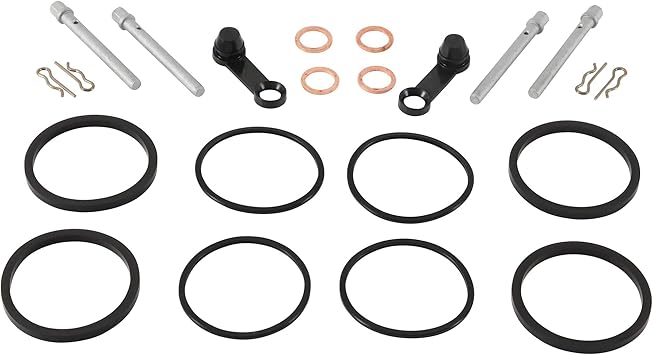 All Balls Racing Caliper Rebuild Kit 18-3090 Compatible With/Replacement For Yamaha XJ700 Maxim 1985-1986, XV1000 Virago 1984-1985, XV1100 Virago 1986-1999, XV700 Virago 1984-1987