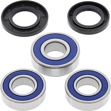 All Balls Racing 25-1066 Wheel Bearing Kit Compatible with/Replacement for Suzuki DR 250 1990-1993, DR 350 1990-1999, DR 350 SE 1996-1999