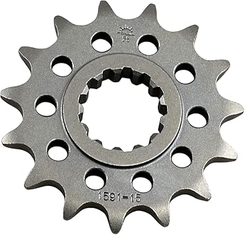 JT Sprockets JTF1591.15 15 Tooth Steel Front Countershaft Sprocket, Single