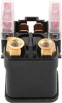 New Starter Relay Compatible With/Replacement For Yamaha WR450F 03 04 05 06 07 08 09 10 11 2003 2004 2005 2006 2007 2008 2009 2010 2011 5TJ-81940-10-00, 5TJ-81940-11-00, 5TJ-81940-12-00 12V