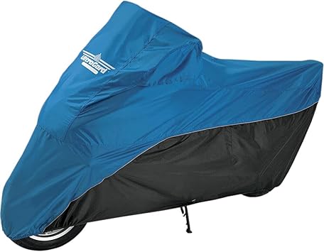 (4-472BB) Blue/Black Full Dresser Motorcycle Cover