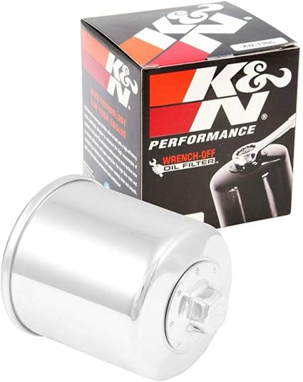 K&N Motorcycle Oil Filter: High Performance, Premium, Designed to be used with Synthetic or Conventional Oils: Fits Select Suzuki Vehicles, KN-138C