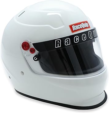 RaceQuip Full Face Helmet PRO20 Series Snell SA2020 Rated Gloss White Medium 276113