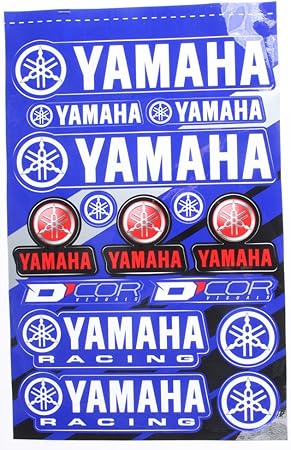 D'cor Visuals 40-50-101 Yamaha Decal Sheet, 1 Pack