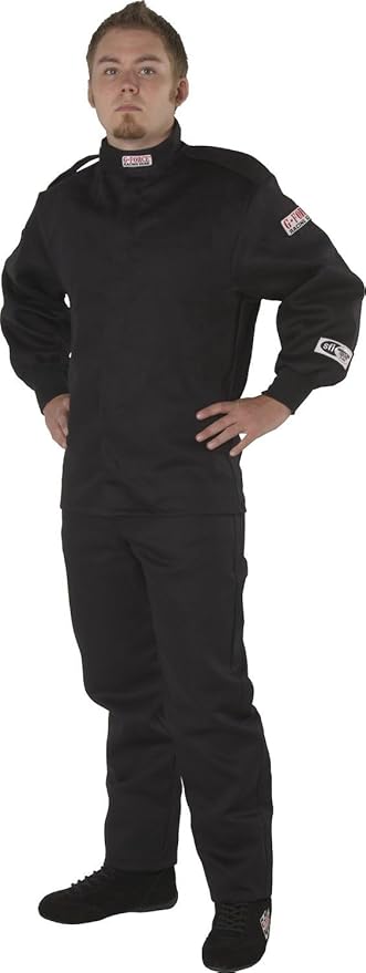 G-FORCE Racing Gear 4127XXLBK GF 125 Black XX-Large Single Layer Racing Pants