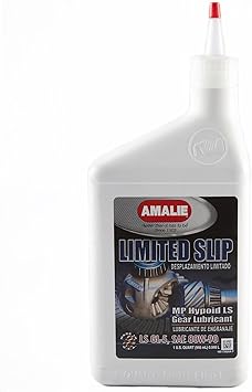 Amalie (73026-56 API GL-5 Certified 80W-90 Limited Slip Multi Purpose Gear Oil - 1 Quart