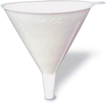 Funnel King 32022 2 Oz. Polypropylene Funnel - White