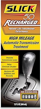 Slick 50 41806015 Recharged High Mileage Automatic Transmission and Engine Treatment, 15-Ounce , black