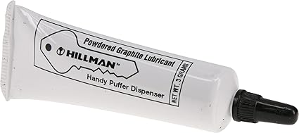 Hillman 703185 Graphite Tube 3G, White Key Lock Lubricant