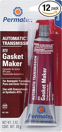 Permatex 81180-12PK Automatic Transmission RTV Sealant, 3 oz. Tube (Pack of 12)