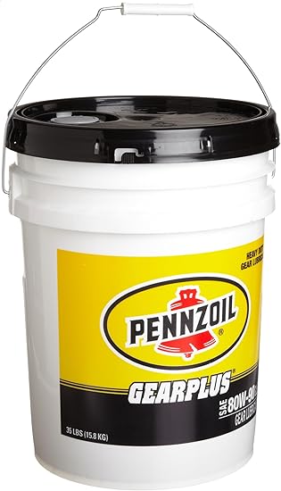 Pennzoil 4804 Gearplus 80W-90 GL-4 Long-Life Gear Oil - 35 Pound Pail OBSOLETE