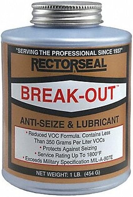 Rectorseal 73431 1-Pound Break-Out Antiseize And Lubricant