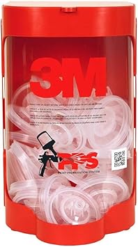 PPS 3M 16299 Large/Standard/Midi Lid Dispenser, red