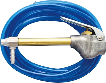 Milton (S-157) Siphon Spray-Cleaning Blow Gun & Hose Tubing Kit - Made For Use with Liquids - 150 PSI, Blue