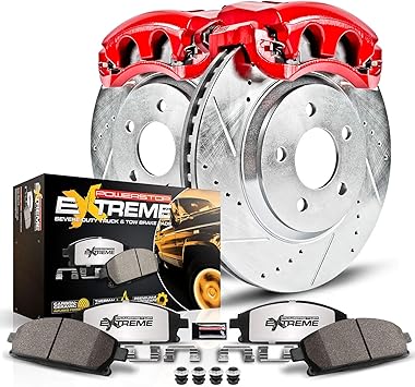 Power Stop KC1985-36 Front Z36 Truck and Tow Brake Kit with Calipers For Chevy Blazer, Chevy S10, Chevy S10 Blazer, GMC Jimmy, GMC S15 Ji, GMC Son, GMC Sonoma, Isuzu Hombre [Model Specific]