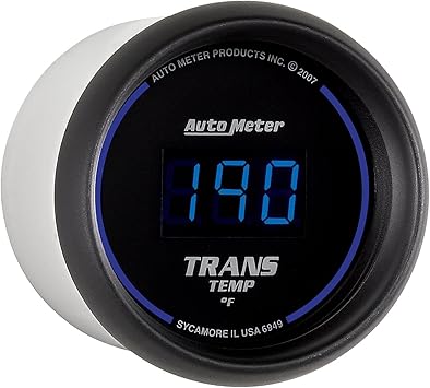 Auto Meter 6949 Cobalt Digital Transmission Temperature Gauge, 2 1/16