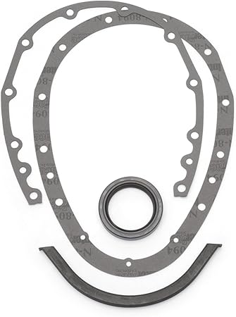 EDELBROCK 4243 Timing Cover Gasket Kit, grey