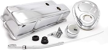 Company R3024 Engine Dress-Up Kit with Tall Valve Cover for Small Block Chevy