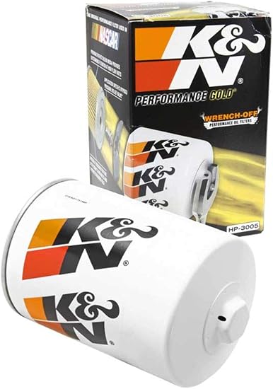 K&N Premium Oil Filter: Protects your Engine: Compatible with Select 2015-2018 NISSAN (Titan XD), HP-3005