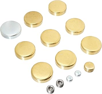 Milodon 34046 Brass Freeze Plug Kit for Pontiac V8