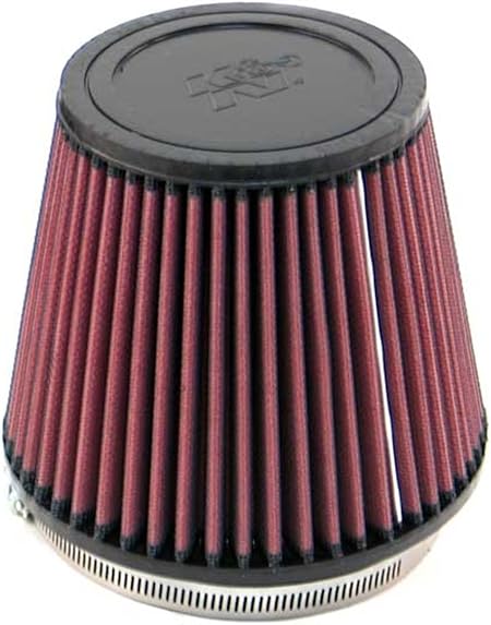 K&N Universal Clamp-On Air Intake Filter: High Performance, Premium, Washable, Replacement Air Filter: Flange Diameter: 5 In, Filter Height: 5.5 In, Flange Length: 1 In, Shape: Round Tapered, RU-5147