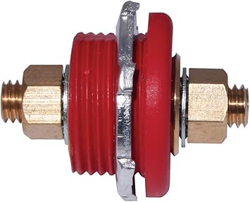 Moroso 74144 Red Thru Panel Connector