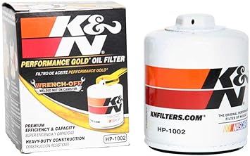 K&N Premium Oil Filter: Protects your Engine: Compatible with Select FORD/LINCOLN/TOYOTA/VOLKSWAGEN Vehicle Models (See Product Description for Full List of Compatible Vehicles), HP-1002