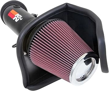 K&N Cold Air Intake Kit: Increase Acceleration & Engine Growl, Guaranteed to Increase Horsepower up to 39HP: Compatible with 6.2L, V8, 2015-2016 Dodge (Charger, Challenger), 69-2550TTK